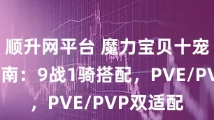 顺升网平台 魔力宝贝十宠版阵容指南：9战1骑搭配，PVE/PVP双适配